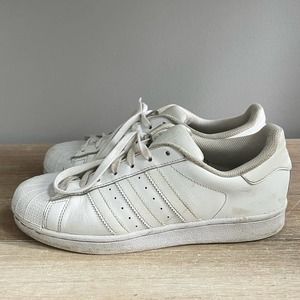 Adidas White Superstar Tennis Shoes Size 9